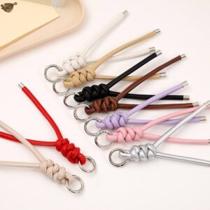 Минималистичный кожаный брелок