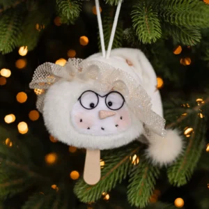 Ёлочная игрушка Эскимо-снеговик