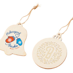 Елочные игрушки из дерева