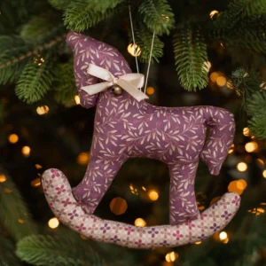 Ёлочная игрушка Лошадка-качалка