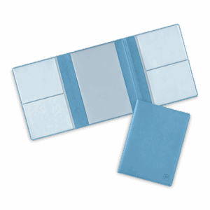 Автодокументница портмоне, цвет светло-синий