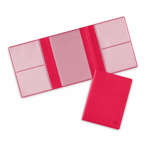 Автодокументница портмоне, цвет малиновый