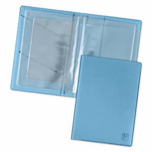 Обложка для автодокументов, цвет голубой