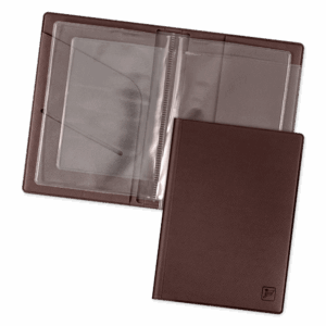 Обложка для автодокументов, цвет коричневый