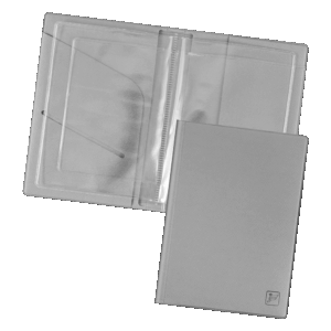 Обложка для автодокументов, цвет светло-серый