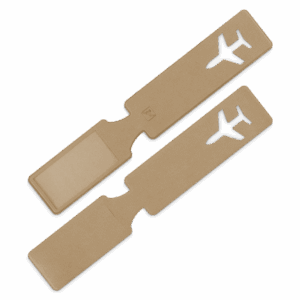 Багажная бирка, цвет бежевый