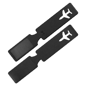 Багажная бирка, цвет черный