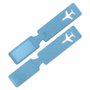 Багажная бирка, цвет голубой