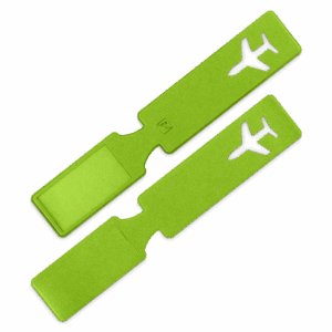 Багажная бирка, цвет зеленый