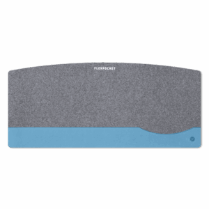 Настольный мат из фетра — большой, цвет голубой