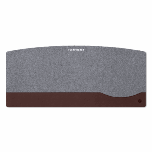 Настольный мат из фетра — большой, цвет коричневый