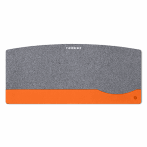 Настольный мат из фетра — большой, цвет оранжевый