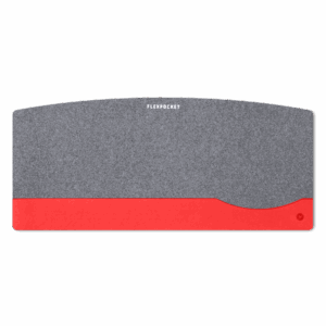 Настольный мат из фетра — большой, цвет красный