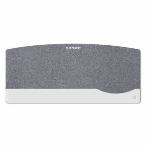 Настольный мат из фетра — большой, цвет белый