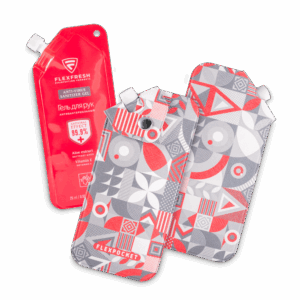 Антисептик-картридж 25мл в чехле из экокожи, полноцветная печать