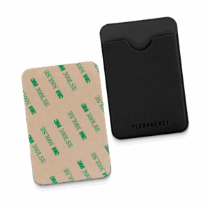 Чехол для карты на телефон, клеящийся, цвет черный