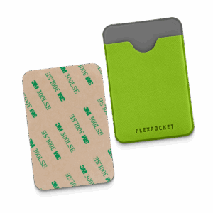 Чехол для карты на телефон, клеящийся, цвет зеленый