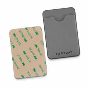 Чехол для карты на телефон, клеящийся, цвет серый