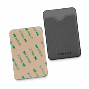 Чехол для карты на телефон, клеящийся, цвет тёмно-серый