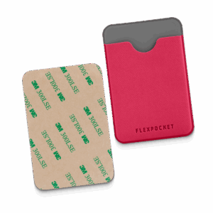 Чехол для карты на телефон, клеящийся, цвет маджента