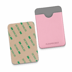 Чехол для карты на телефон, клеящийся, цвет розовый