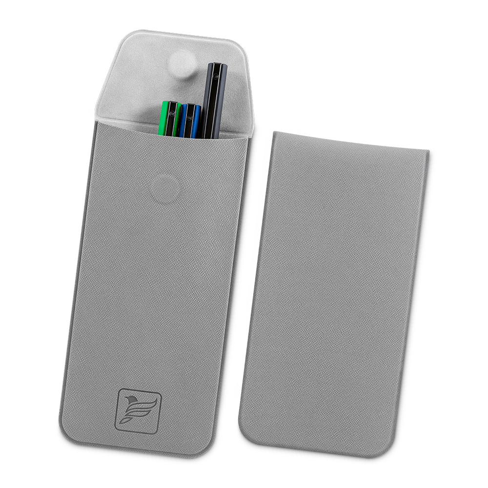 Футляр для ручек, цвет светло-серый