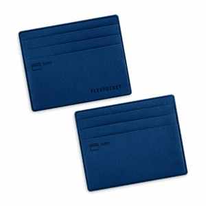 Картхолдер для денег и шести пластиковых карт, цвет темно-синий
