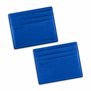 Картхолдер для денег и шести пластиковых карт, цвет синий classic
