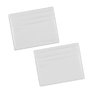 Картхолдер для денег и шести пластиковых карт, цвет белый classic