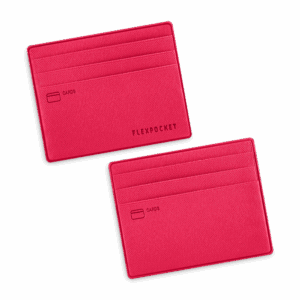 Картхолдер для денег и шести пластиковых карт, цвет маджента
