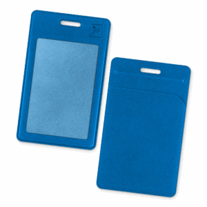 Карман вертикальный с дополнительным отделением, цвет синий