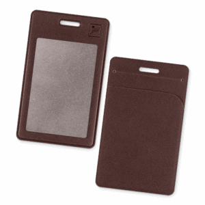 Карман вертикальный с дополнительным отделением, цвет коричневый