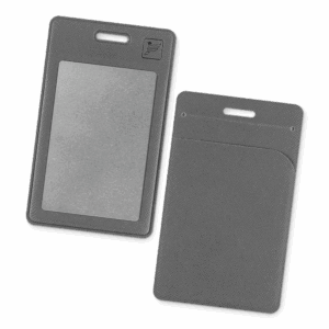 Карман вертикальный с дополнительным отделением, цвет серый