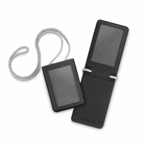 Карман с магнитным замком - вертикальный, цвет черный