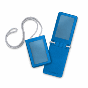 Карман с магнитным замком - вертикальный, цвет синий