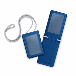 Карман с магнитным замком - вертикальный, цвет темно-синий