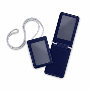 Карман с магнитным замком - вертикальный, цвет темно-синий classic