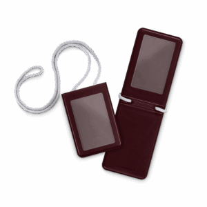 Карман с магнитным замком - вертикальный, цвет коричневый classic