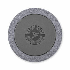 Костер из фетра, цвет серый