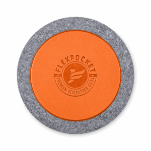 Костер из фетра, цвет оранжевый