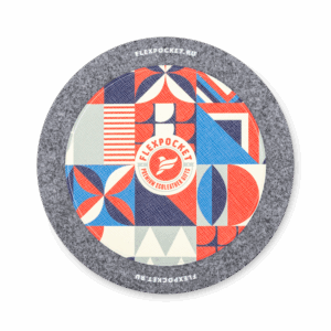 Костер из фетра, полноцветная печать