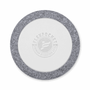 Костер из фетра, цвет белый