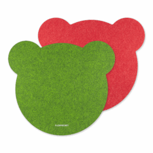 Коврик для мыши из фетра «Медведь»