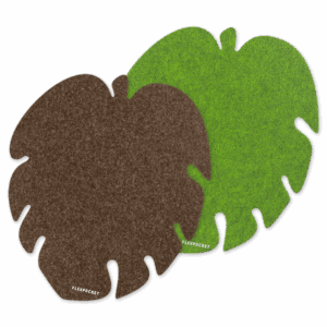 Коврик для мыши из фетра «Монстера»