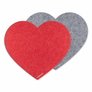Коврик для мыши из фетра «Сердце»