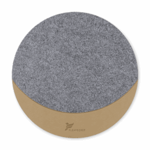 Коврик для мыши из фетра, цвет бежевый