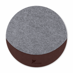 Коврик для мыши из фетра, цвет коричневый