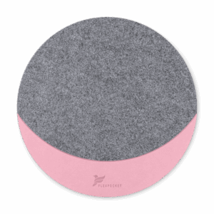 Коврик для мыши из фетра, цвет розовый