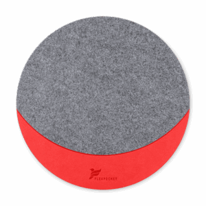 Коврик для мыши из фетра, цвет красный