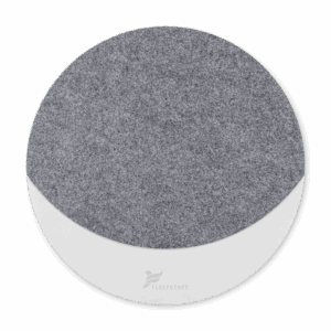 Коврик для мыши из фетра, цвет белый